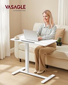 Masuta de laptop Vasagle Alb 80x45x102 cm