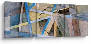 Tablou - Abstract (cu ceas) (90x30 cm)