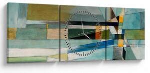 Tablou - Abstract (cu ceas) (90x30 cm)