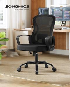 Scaun de birou Songmics Negru 63.5x58.5x104.5 cm