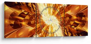 Tablou - Abstract (cu ceas) (90x30 cm)