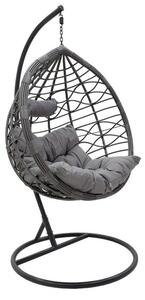 Balansoar de Gradina Hudson Gri 109x100x197 cm
