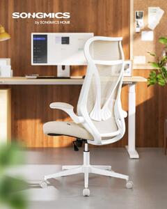 Scaun de birou Songmics Bej 67x67x121 cm