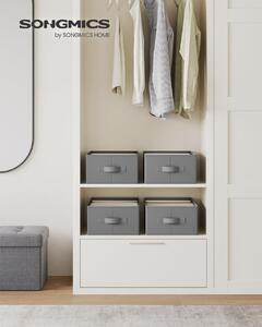 Set 4 buc. Organizatoare sertar Songmics Gri 42x30x17 cm