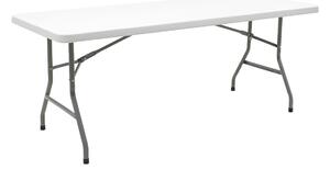 Masa de camping pliabila profesionala Aprilia - singura bucata gri deschis 183x76x74cm