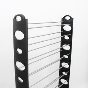 Suport de pantofi Botis 4 negru, 154 cm
