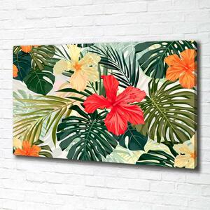 Tablou canvas flori Hawaii
