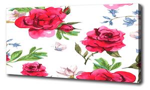 Tablouri tipărite pe pânză trandafiri rosii