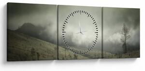 Tablou - Peisaj înainte de furtună (cu ceas) (90x30 cm)