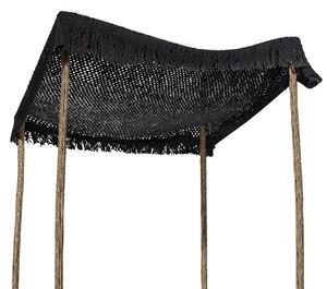 Parasolar Roof macrame negru 4x4m