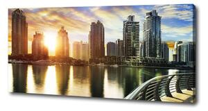 Imprimare tablou canvas Dubai apus de soare