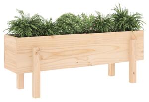 Strat înălțat de grădină, 101x30x38 cm, lemn masiv de pin