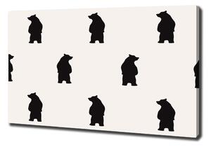 Tablouri tipărite pe pânză ursi