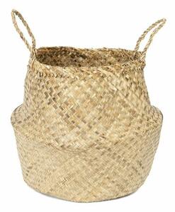 Coș de depozitare tricotat din iarbă de mareCompactor Belly, 45 x 36 cm, natural, L