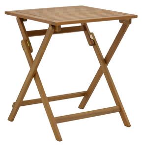 Masa de exterior, Model Perdu, culoare natural, lemn masiv salcam, 60x60x72 cm