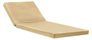 Perna penrtu sezlong, Model Sadie, culoare bej, textil, 65x185x7 cm