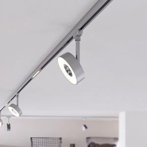 Paulmann URail Circle spot dim 3 trepte 3000K crom, reglabil, Gri, Camera de zi / sufragerie, Metal, Modern