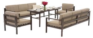 Garden Point Porto Apetito 8 set de mobilier de grădină maro