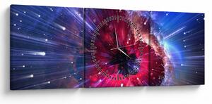 Tablou - Energia universului (cu ceas) (90x30 cm)