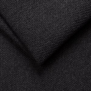 Coltar LIQUID, sezlong stanga, stofa neagra - Austin 21, 278x94/182x86