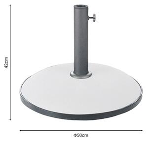 Baza pentru umbrela, Model , ciment, D50 cm