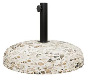 Baza pentru umbrela, Model Cobble, ciment, D50 cm
