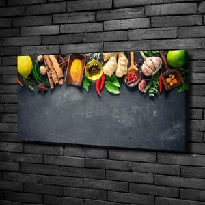 Tablou pe pânză canvas Ierburi și condimente