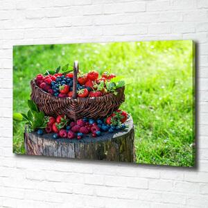 Print pe canvas coș cu fructe de pădure