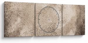 Tablou - Mandala (cu ceas) (90x30 cm)
