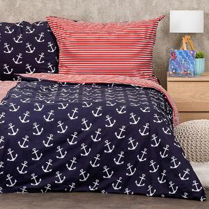 Lenjerie de pat din bumbac 4Home Marine, 160 x 200 cm, 70 x 80 cm