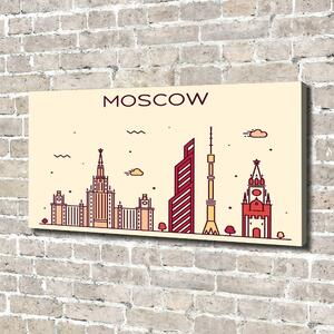 Tablou canvas clădiri din Moscova