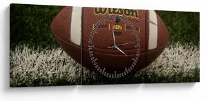 Tablou - Fotbal (cu ceas) (90x30 cm)