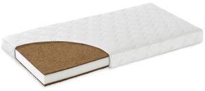 Saltea patut multistrat cocos LUX 120x60x9 cm, husa detasabila si lavabila, antialergica, 0-3 ani