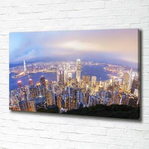 Tablou canvas Hong Kong panorama