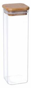 Recipient de sticlă 4Home Bamboo pentru alimente , cu capac, 540 ml, 540 ml