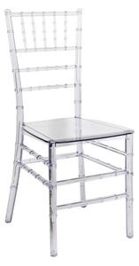 Scaun de Gradina Tiffany, transparent, 38x38.5x88 cm