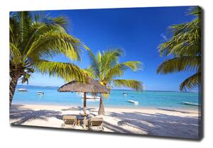 Imprimare tablou canvas plaja Mauritius