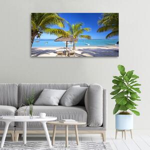 Imprimare tablou canvas plaja Mauritius