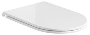 Sapho Sapho, scaun de toaletă AVIS, SLIM, Soft Close, Easy Take, alb, PCS106