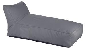Fotoliu puf bean bag Telena, gri antracit, 70x150x65 cm