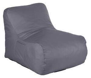 Fotoliu puf bean bag Belogan, gri antracit, 73x94x65 cm