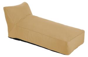 Fotoliu puf bean bag Telena, bej, 70x150x65 cm
