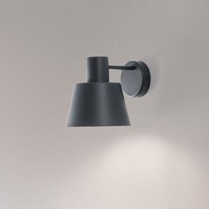 SIGMA Aplică de perete Dunka, antracit 1 bec, oțel, înălțime 17 cm, reglabil, Negru, Camera de zi / sufragerie, Metal, Modern