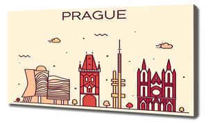 Print pe canvas clădiri Praga