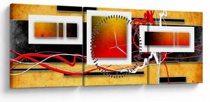 Tablou - Abstract (cu ceas) (90x30 cm)