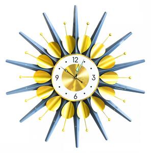 Ceas de perete, stil elegant, Metal, mecanism Silentios, D4185, 70 cm, Multicolor
