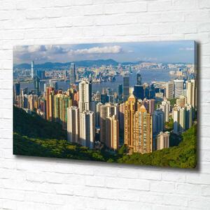 Tablouri tipărite pe pânză Hong Kong panorama