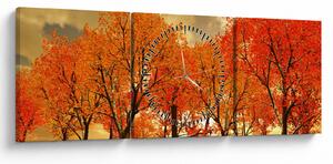 Tablou - Toamna (cu ceas) (90x30 cm)