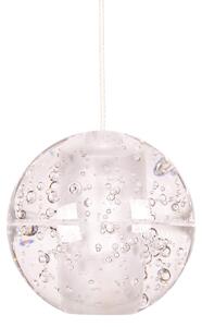 Pendul modern transparent GLOBE S1 din sticla 1xG4