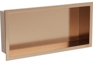 Mexen X-Wall-R raft de nișă cu flanșă 45 x 20 cm, cupru periat - 19C0452010